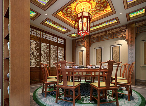 绵阳中式古典风格家居装修设计效果图